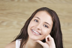 girl with braces